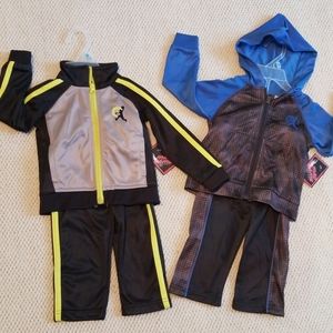 NWT (2) Toddler Boys Jogging Sets Size 18 Months